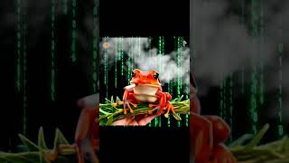 #frog #shortvideo #ai #grenouille #rana #smokingfrog #ai #animation #ia #лягушка #анимация