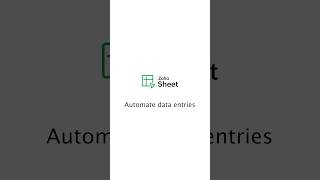 Link your table to any range and automate updates between sheets #zohosheet #spreadsheettips