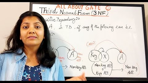 3NF Third Normal Form | Transitive Dependency | DBMS Session 23