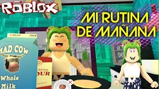 BLOXBURG MI RUTINA DE MAÑANA - ROBLOX