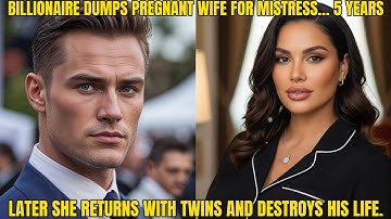 Billionaire Dumps Pregnant Wife for Mistress… 5 Years Later She Returns With Twins and DESTROYS Him