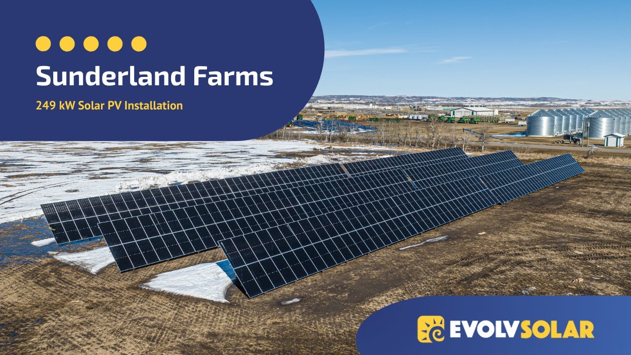 EVOLVsolar - Sunderland Farms Solar PV Installation