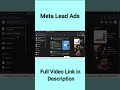 meta ads manager step by step #tutorial #facebookads