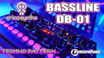 💥 ERICA SYNTHS BASSLINE DB-01 + ELEKTRON DIGITONE 💥 - TECHNO PATTERN