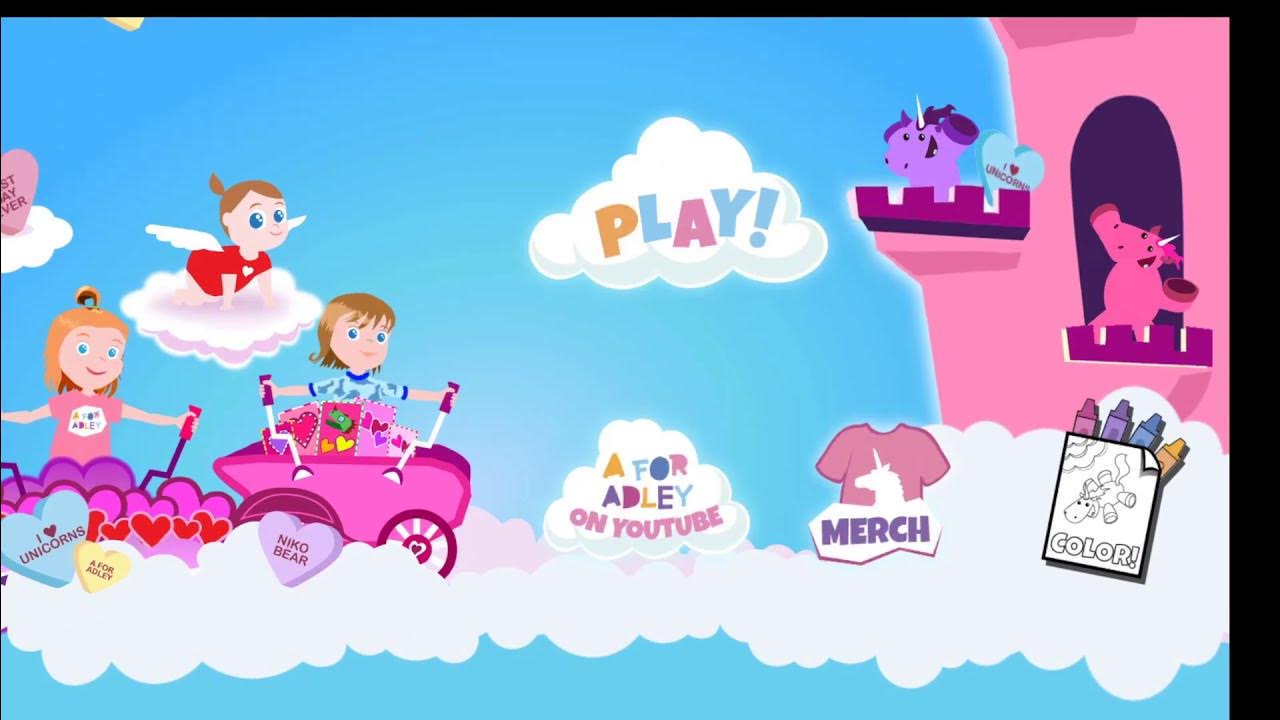 Unicorn catch watch me play a for adley s game youtube