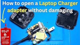 How to open a Laptop Charger Adapter WITHOUT DAMAGING