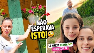 Fizemos a horta em casa… e ficou ASSIM?! 😳🌱