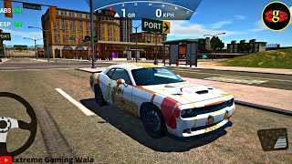 Dodge Challenger SRT Hellcat Sport Car Driving And Drifting | Ultimate Car Driving Simulator screenshot 5