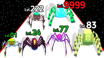 Spider Evolution Insect Run Level Up Spider Part -2 All_Level Gameplay (2025)
