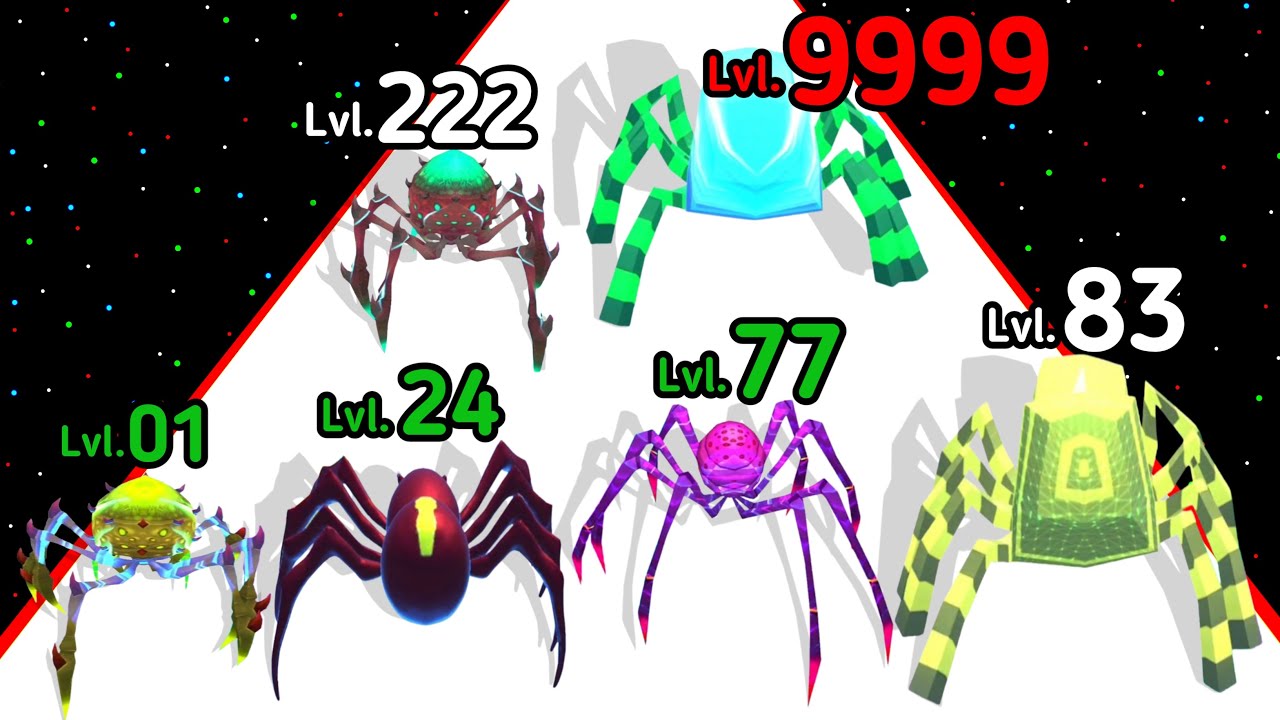 Spider Evolution Insect Run Level Up Spider Part -2 All_Level Gameplay (2025)