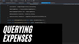 Celebrity Querying Related Expenses from the SQLite Database - Modern WPF Desktop App Part 17 Wealth