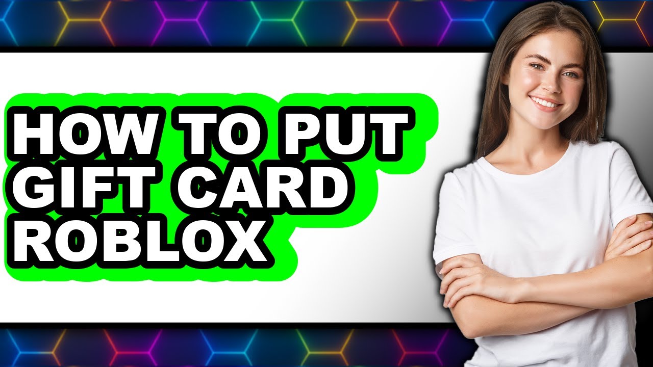 How to Put Gift Card Roblox (easy Method) - YouTube