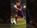 Messi & Lamine Yamal Meet for the First Time | #animation #messi #lamineyamal @CareerFootsteps