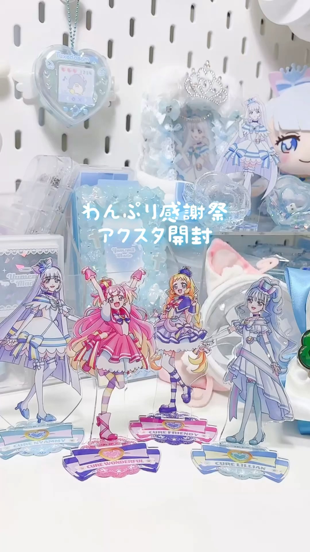 わんぷり感謝祭🎀アクスタ開封⟡.·#わんだふるぷりきゅあ - YouTube