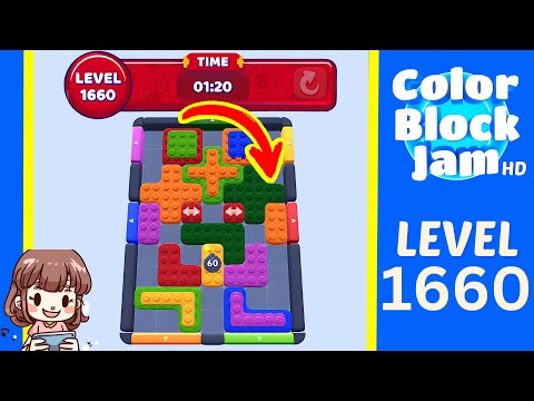 Color Block Jam Level 1660 walkthrough video preview