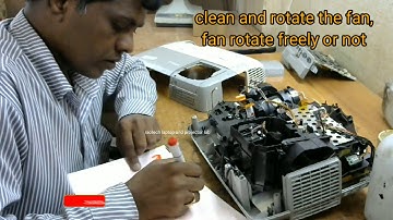 epson eb x6 projector ,problem is temp error and how solve temp error