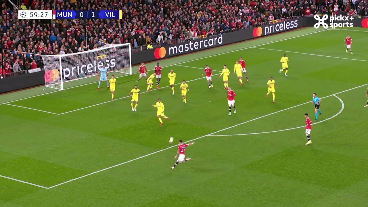 Champions League 29.09.2021 / Goal 2 Alex Telles against Villarreal