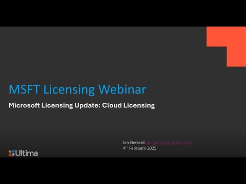 Microsoft Licensing: Update