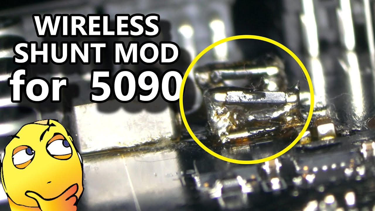 New wireless SHUNT MOD for 5090 that will add memory