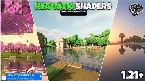 TOP 3 Realistic Shader Minecraft PE 1.21.1+ || Render Dragon Shader For MCPE || No Clickbait