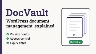 DocVault: WordPress Document Management Plugin with Version Control