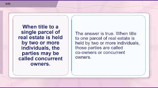 Unit 4 Forms of Real Estate Ownership Practice Test 2026 | 25 Questions with Explained Answers
