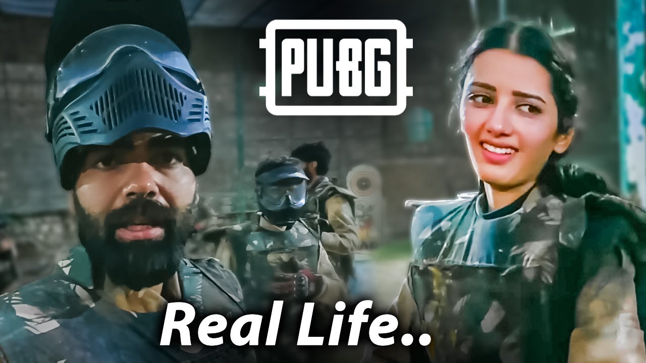 PUBG in real Life 😍 Paintball 