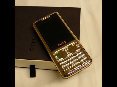 Luxury GUCCI GOLD Dual 2 SIM cell 