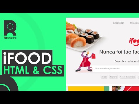 iFood with HTML CSS