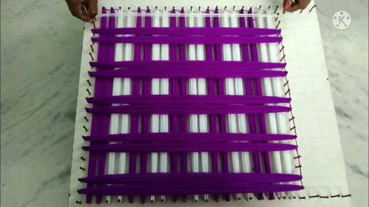 How to make Woolen table MAT at home. YouTube