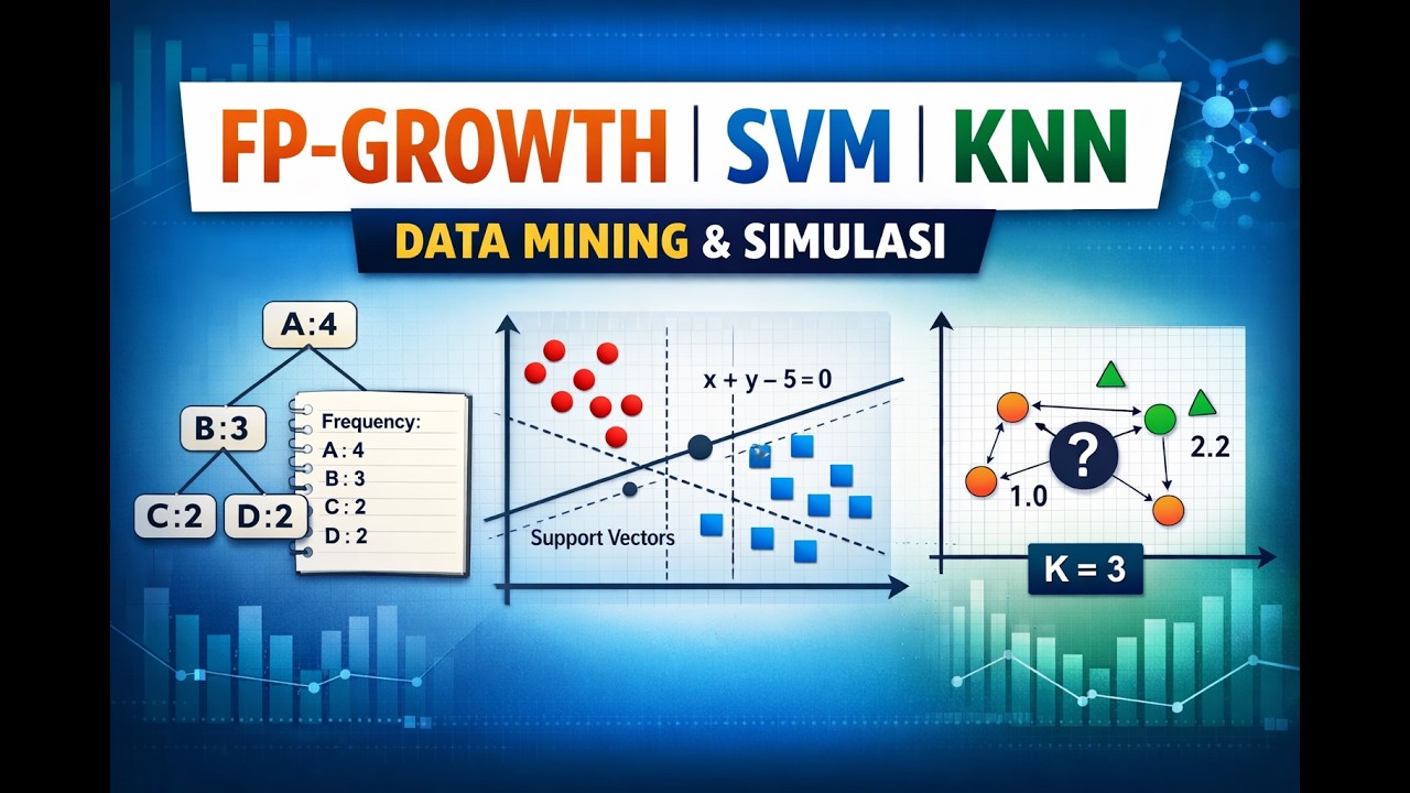 FP-Growth, SVM, Dan KNN | Data Mining - YouTube