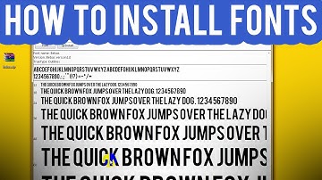 How to install new Fonts into Windows 7, 8
