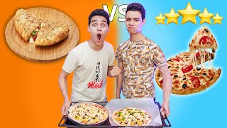 تحدي الطبخ بين التوأم 🤣| مين أفضل واحد يسوي بيتزا🍕