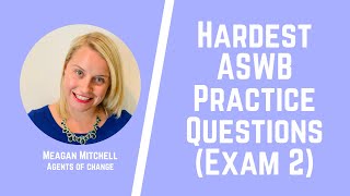 Hardest ASWB Practice Questions (Exam #2)  Social Work Shorts  ASWB Prep  LMSW, LSW, LCSW Exams