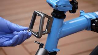 How to assemble CNC unibody front carrier for Brompton folding bike