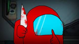 B Da Da Da Meme Among Us Warning Blood