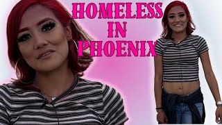 young homeless girl Caroline interview