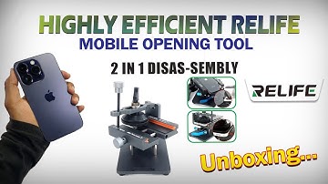 RELIFE MULTIFUNCTIONAL 2 IN 1 DISMANTLING SCREEN ROTATING FIXTURE RL-601S-PLUS   #unboxing #fdmobile
