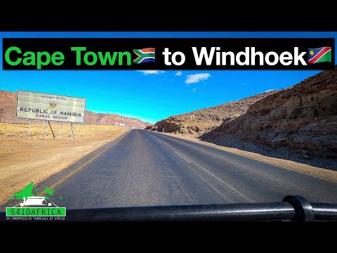 How to drive from Cape Town to Windhoek Namibia