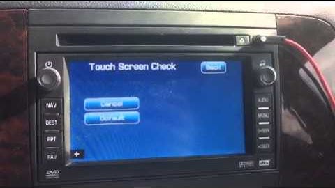GMC Navigation Secret Menu To Fix Clock
