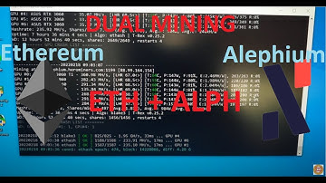 Dual Mining Hashrate RTX 3060 Ti (LHR) | ETH + ALPH Mining Hashrate | Alephium Dual Mining