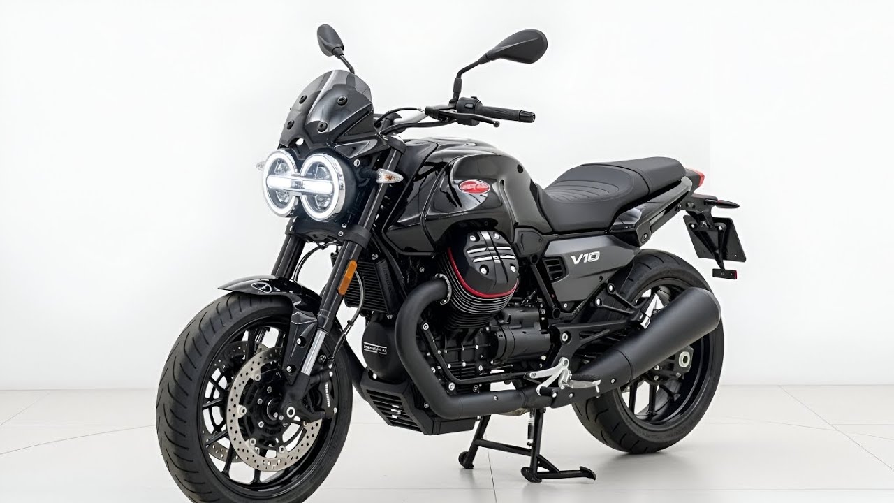 2026 Moto Guzzi V10 - Ultimate Black Beast | Revolutionary V10 Superbike Unveiled 