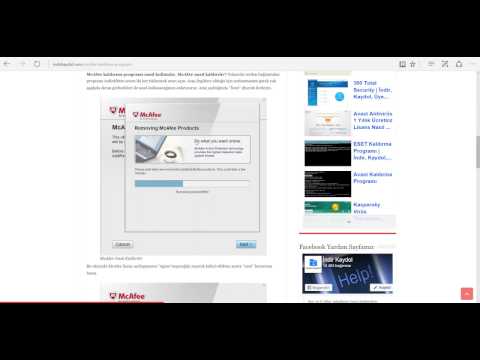 McAfee Kaldırma Sorunu Çözümü
