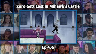 Zoro Gets Lost In Mihawks Castle Reaction Mashup - One Piece Episode 456