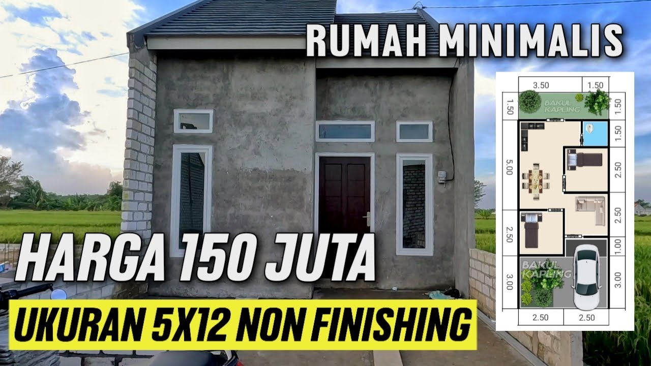 RUMAH MURAH ‼️ READY 3 BULAN - BISA REQUEST DESAIN ‼️ FREE CANOPI - Bakul kapling