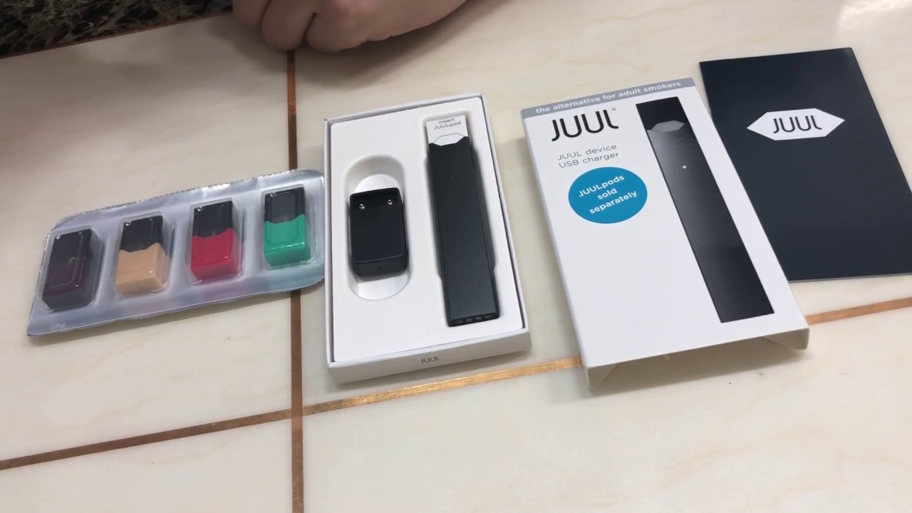 전자담배 줄(Juul) 스타터킷 개봉기 (Electronic cigarette 'Juul' starter kit) - YouTube