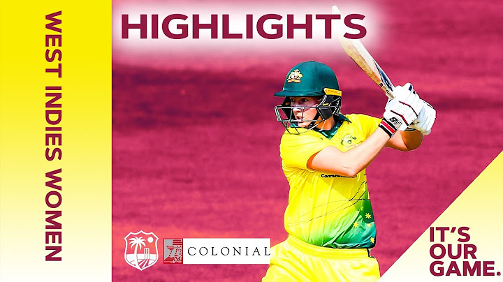 West indies women vs australia women