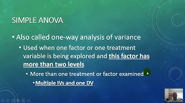 ANOVA using Excel: Simple Analysis of Variance (ANOVA)