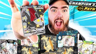 I Pulled the SHINY Charizard V! *CHAMPIONS PATH GIVEAWAY* Pokémon Cards Opening