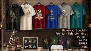 Tshirt printing services any text any logo 